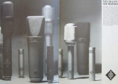 Neumann Microphone Brochure Page