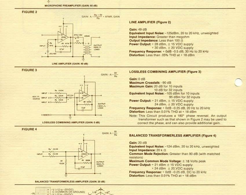 API Circuit Specification Sheet