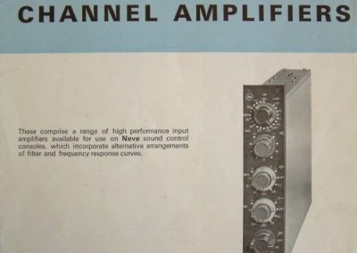 Neve Channel Amp Brochure