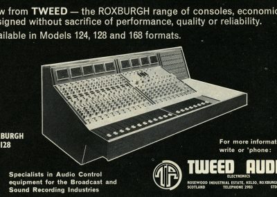 Tweed Audio Roxburgh Console Advertisement
