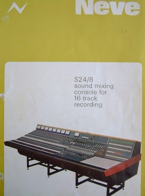 Neve S24/B 16 Track Mixing Console