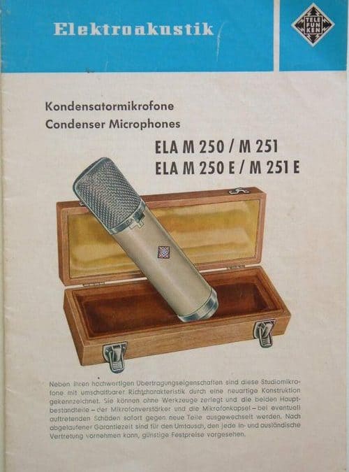 Telefunken ELA M 250/250 E Brochure Page