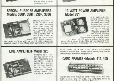 API Amplifier Card Brochure