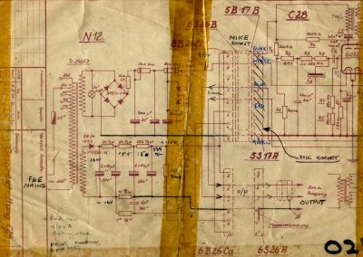 AKG C28A and N12 Power Supply Schematic