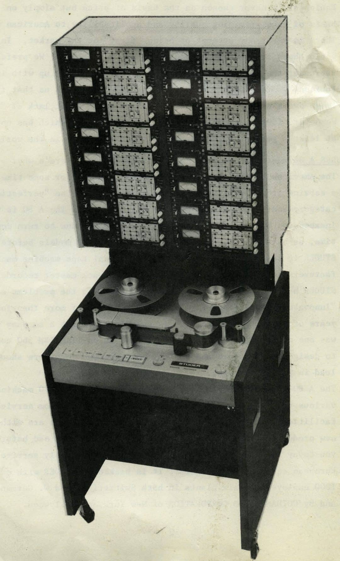 Studer A80 Tape Recorder